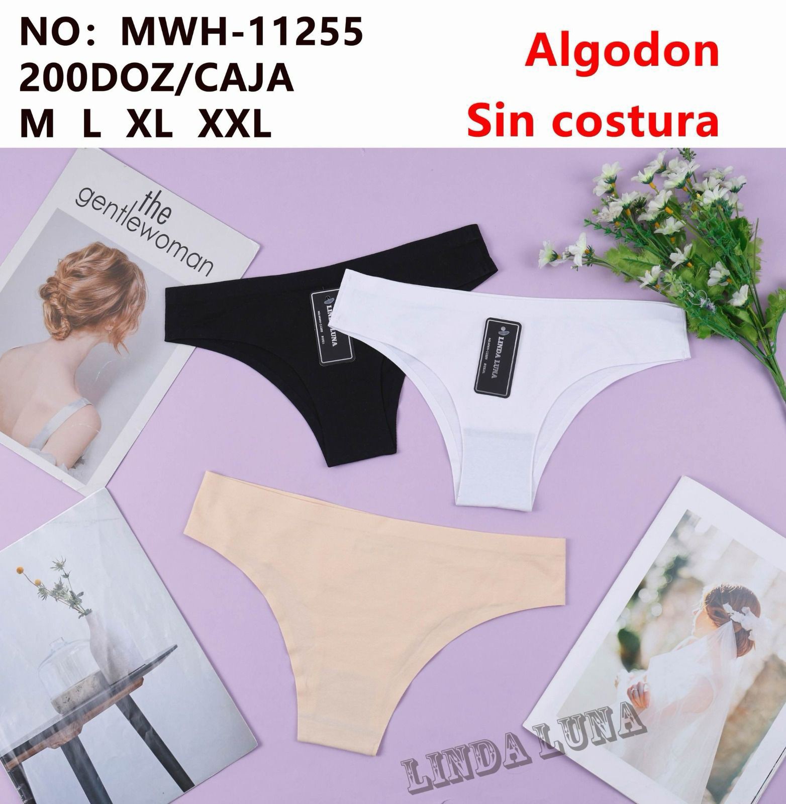 Bombacha Vedetina sin Costura Algodón - Imagen 2