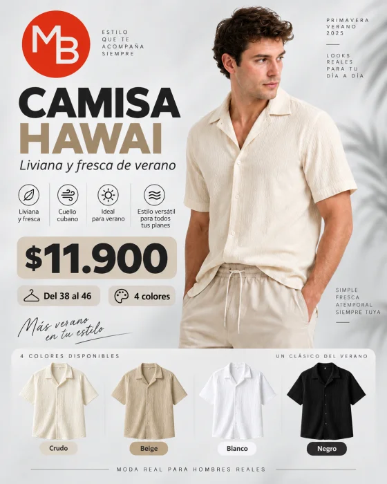 Camisa Hawai