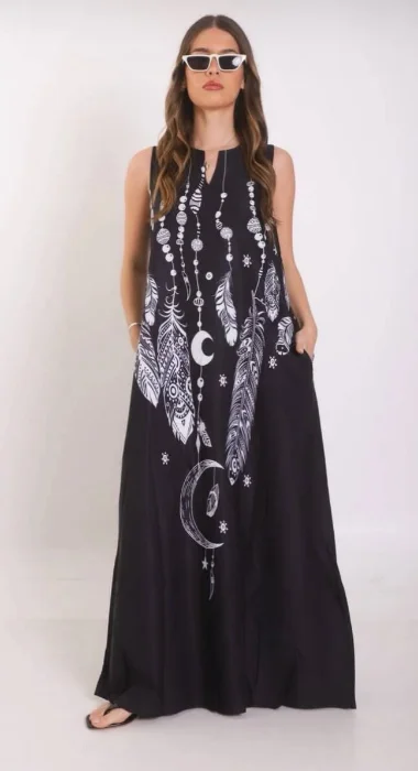 Vestido Estampado Importado