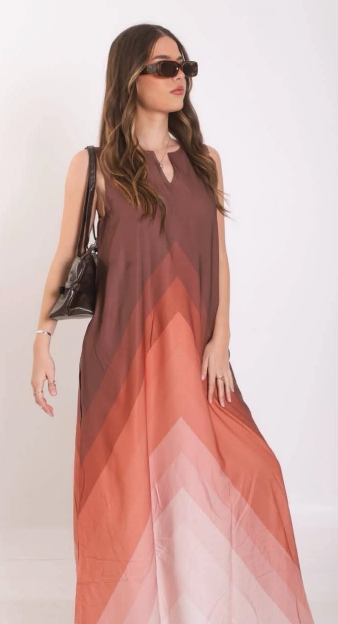 Vestido Estampado Importado - Imagen 2