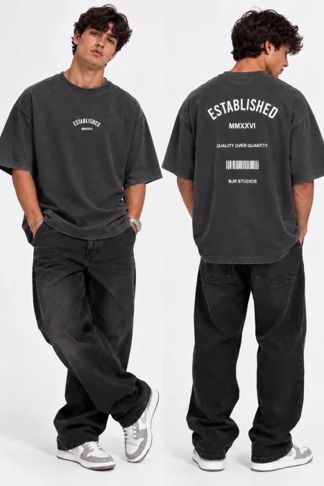 Remeras Oversize Algodón Pesado 15/1