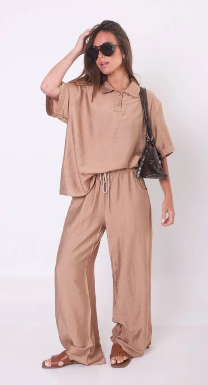 Conjunto Lino Liso Importado - Imagen 2
