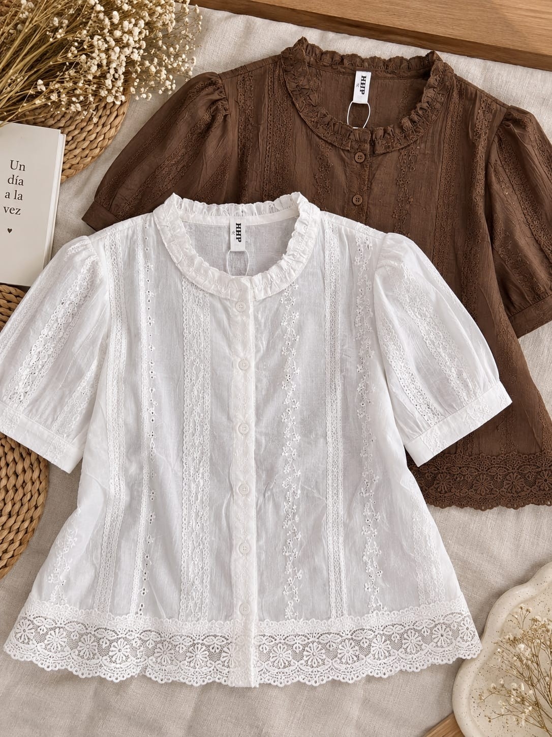 Camisa Eloisa Broderie Premium - Imagen 3