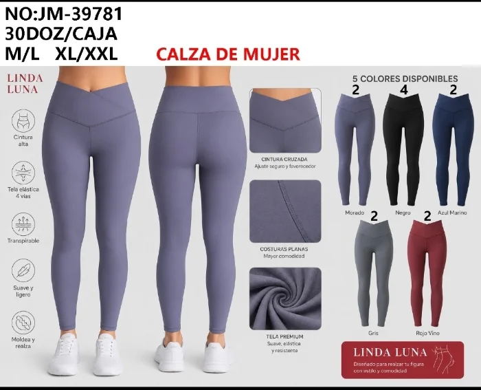 Calza Cintura Cruzada