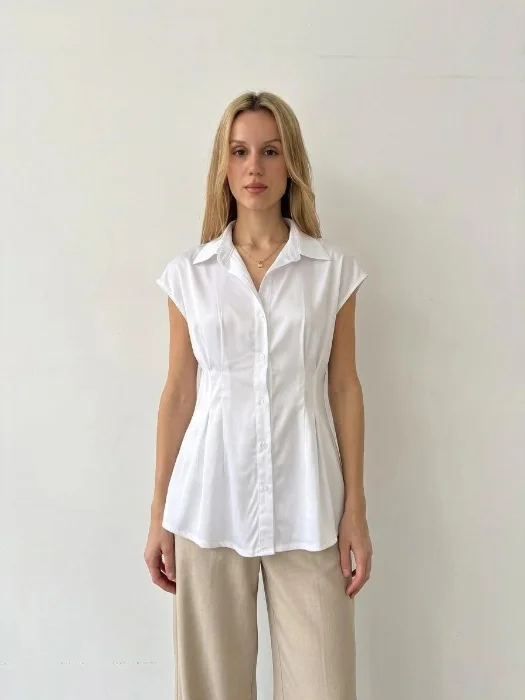 (dv4763) Camisa Poplin Pinzas C11