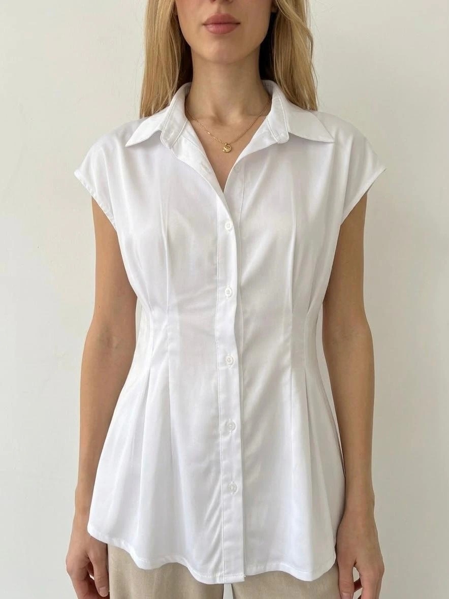 (dv4763) Camisa Poplin Pinzas C11 - Imagen 2