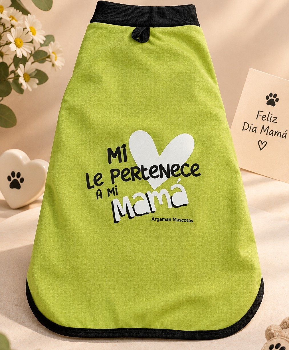 Remera Día de la Madre Mascotas/ Mi Corazón (ver Tabla de Talles y Precios en Foto 3) - Imagen 2