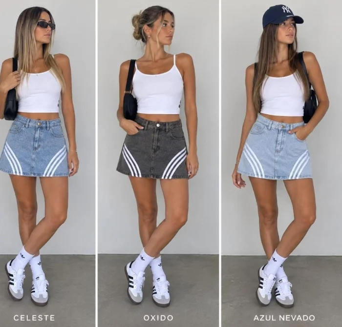 Pollera Jeans Mini