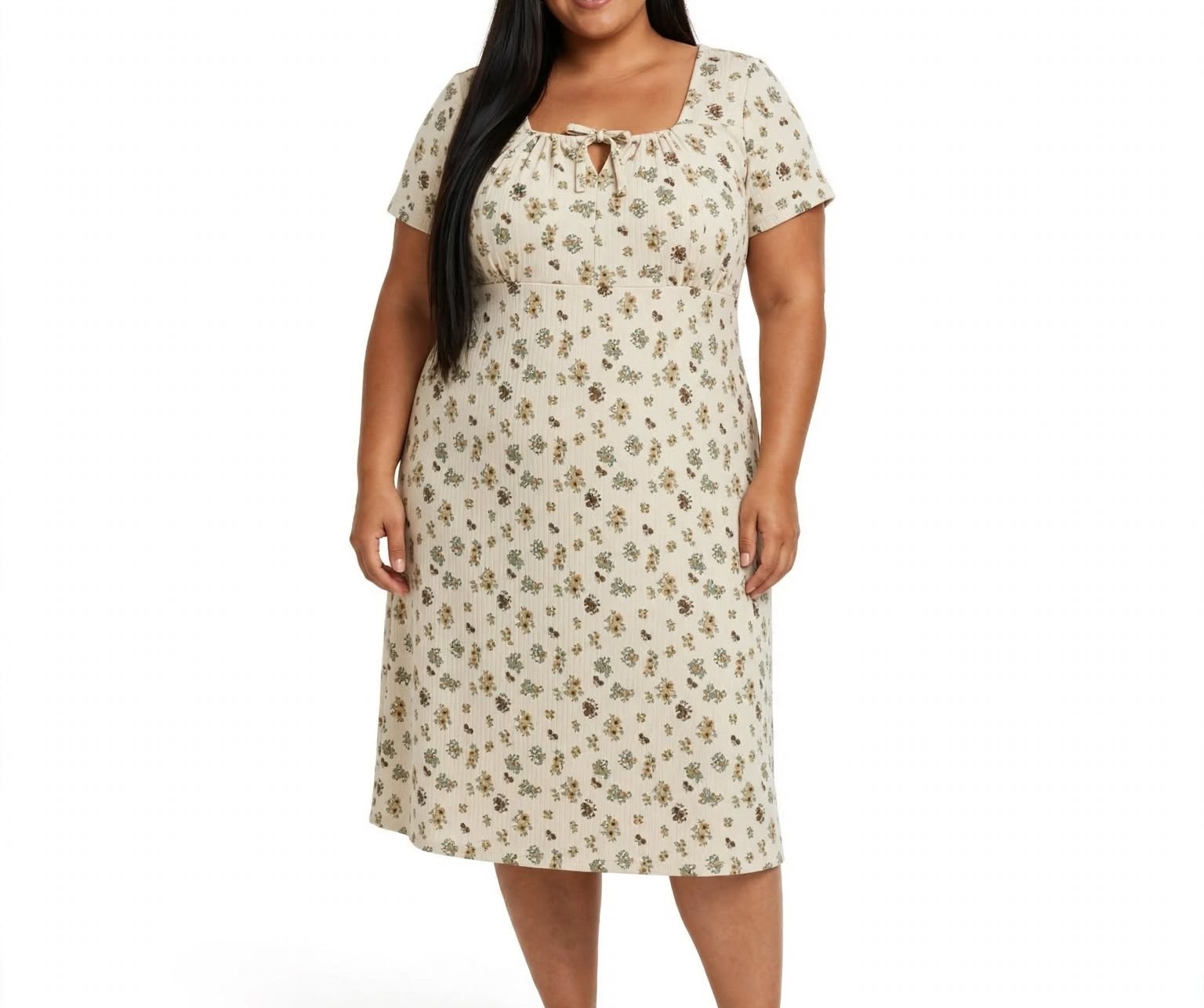 Vestido de Morley Estampado Talles Especiales - Imagen 2