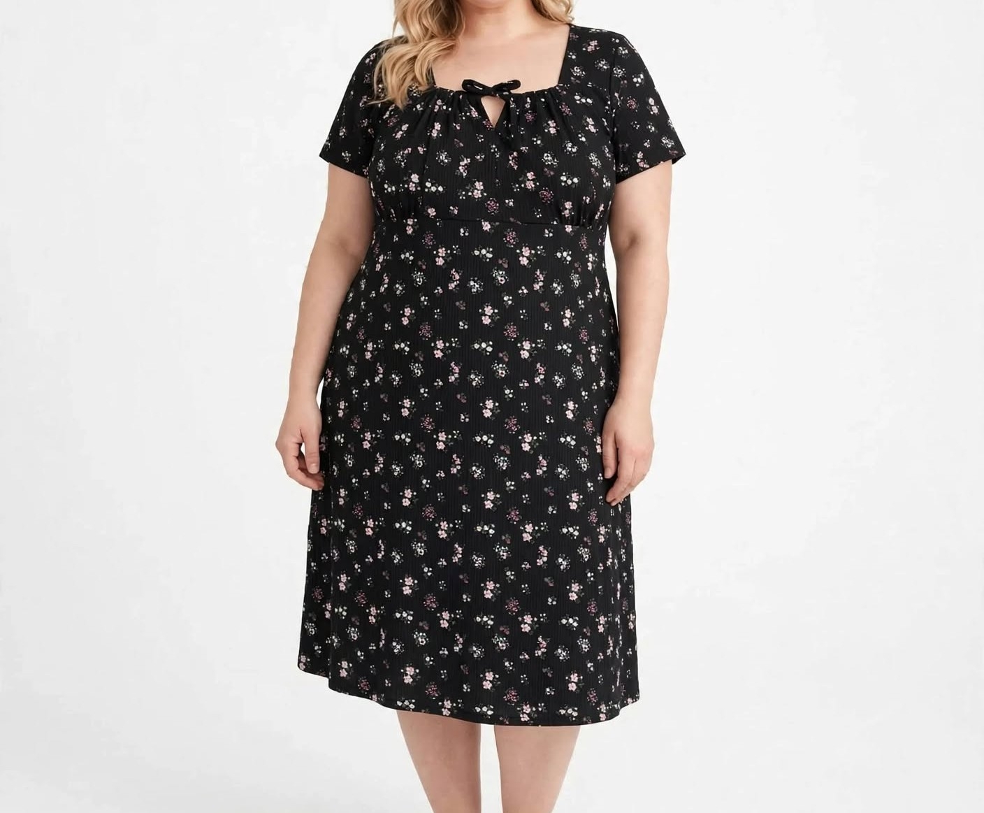 Vestido de Morley Estampado Talles Especiales - Imagen 3