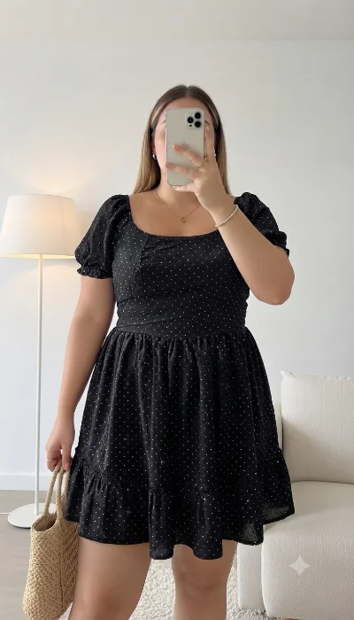 Vestido Dama con Brillo