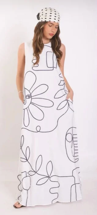 Vestido Estampado Importado