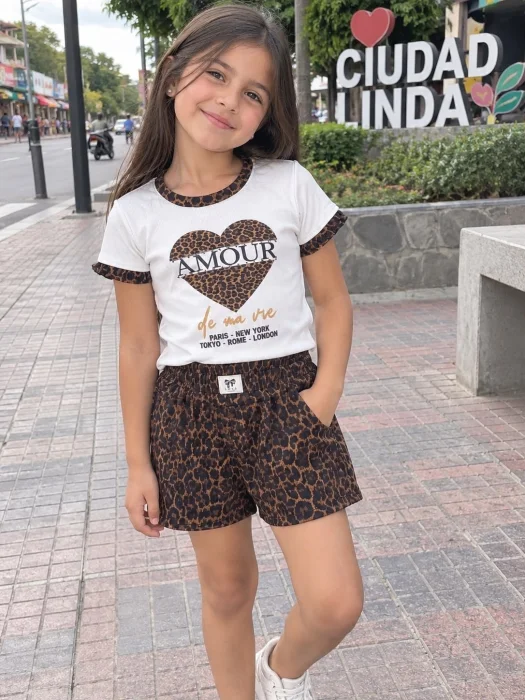 Conjunto Animal Short