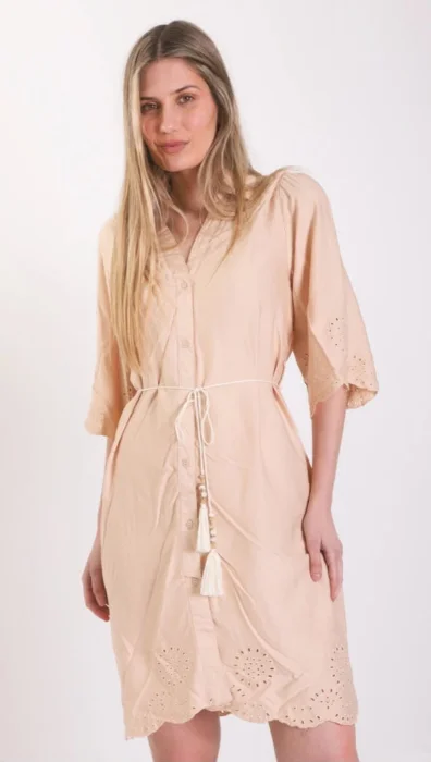 Vestido Camisero Corto Importado