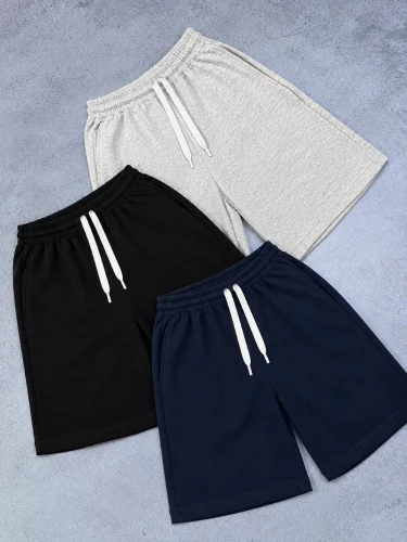 Bermudas Baggy Rustico Peinado Liviano