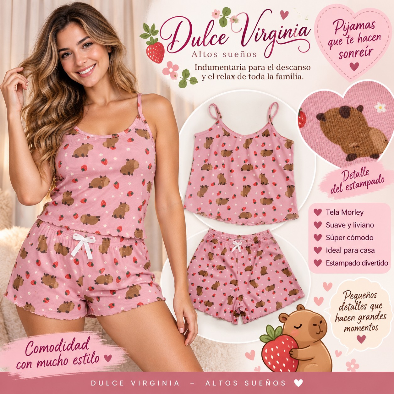 Pijamas de Morley Cortos - Imagen 6
