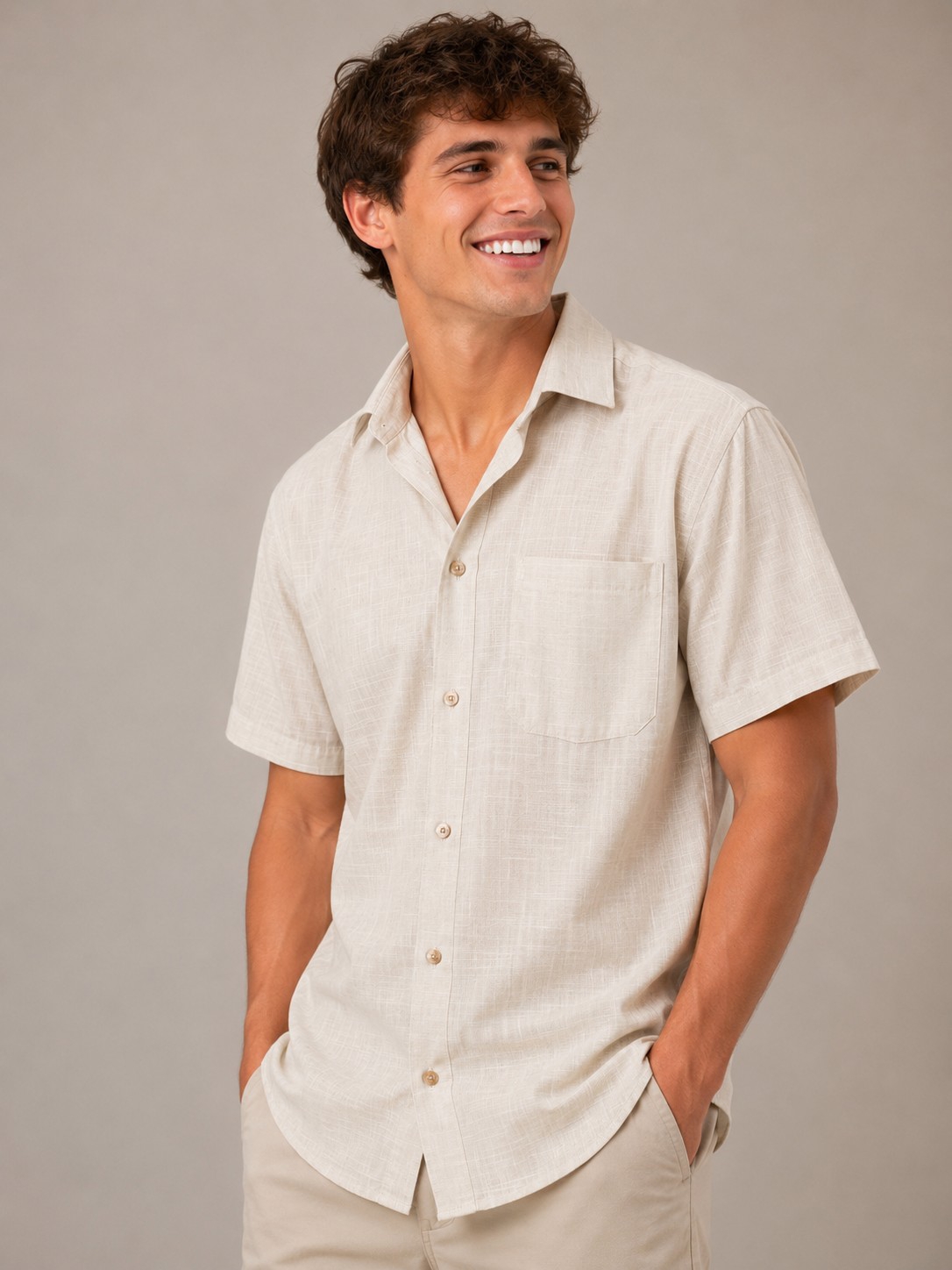 Camisa Lino 100% Algodón - Imagen 2