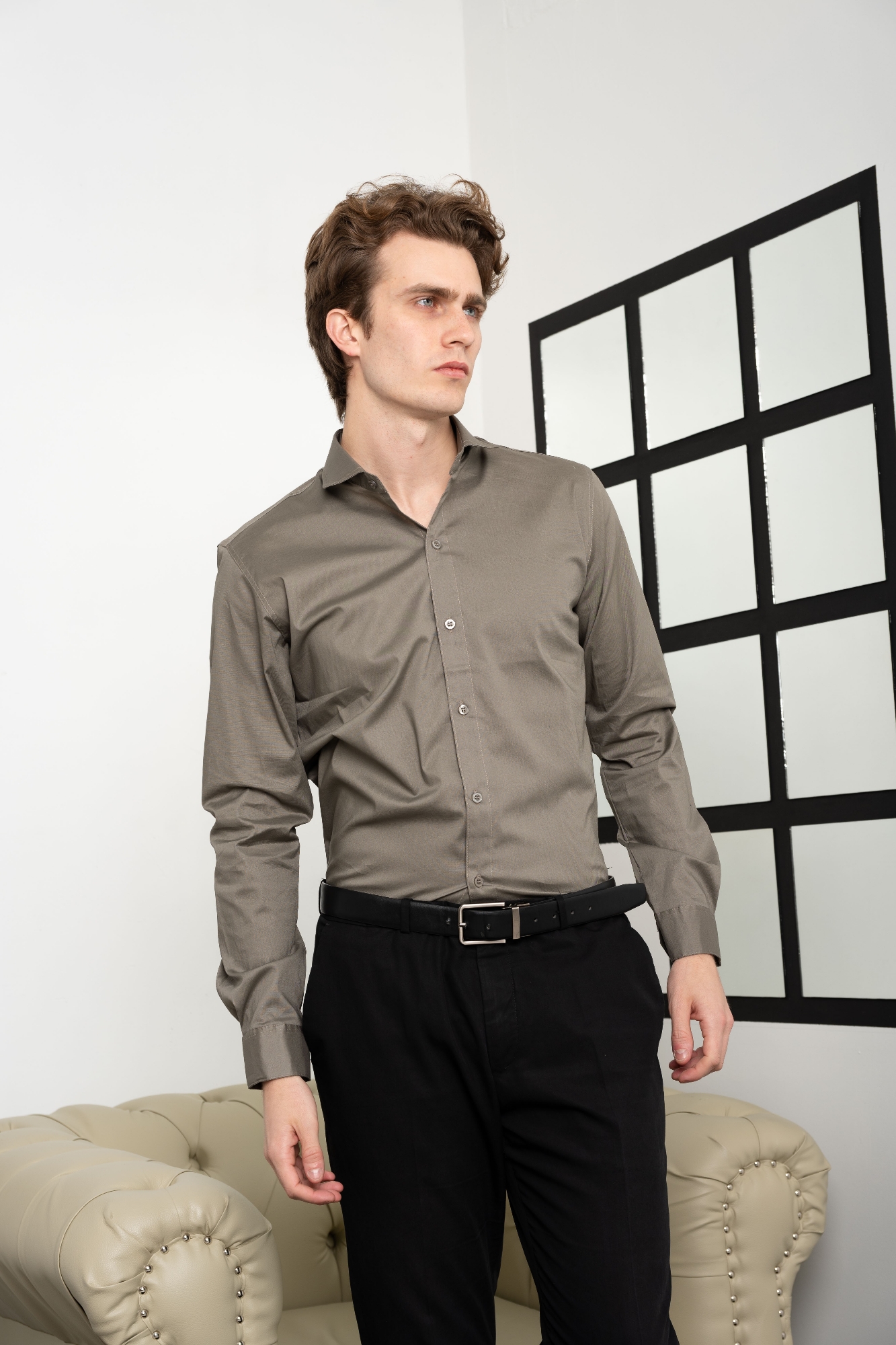 Camisa Liso Elastizada - Imagen 2
