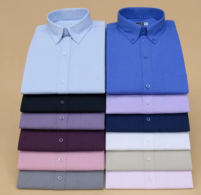 Camisa Liso Clásico Manga Larga