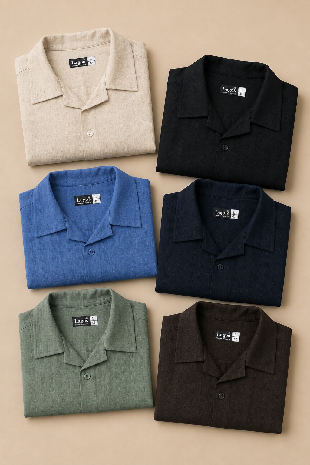 Camisa Dobby Prelavado 100% Algodón - Imagen 5