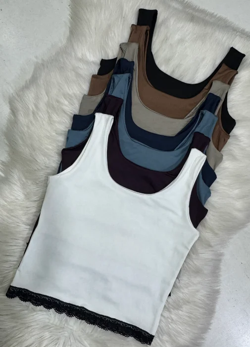 Musculosa con Encaje