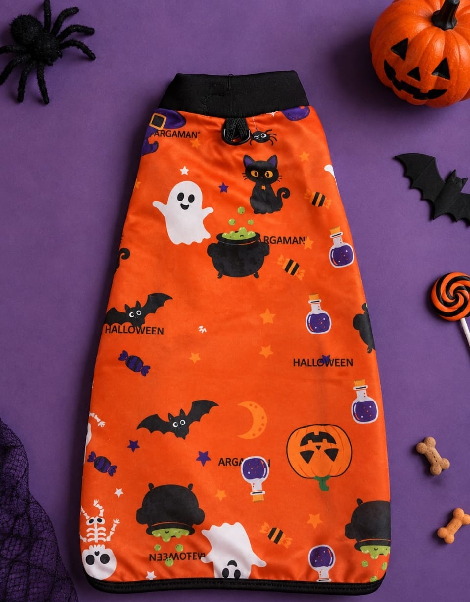 Remera Halloween Pócimas y Patitas de Mascotas(ver Tabla de Talles y Precios Foto3) - Imagen 2