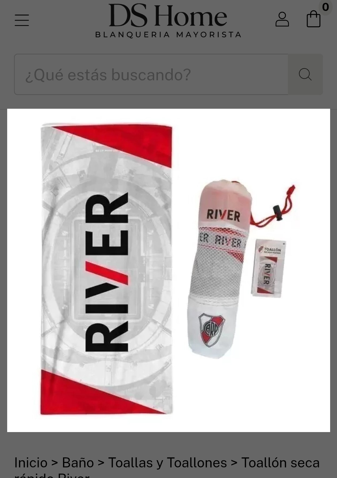 Toallon Secado Rapido Boca-river - Imagen 2