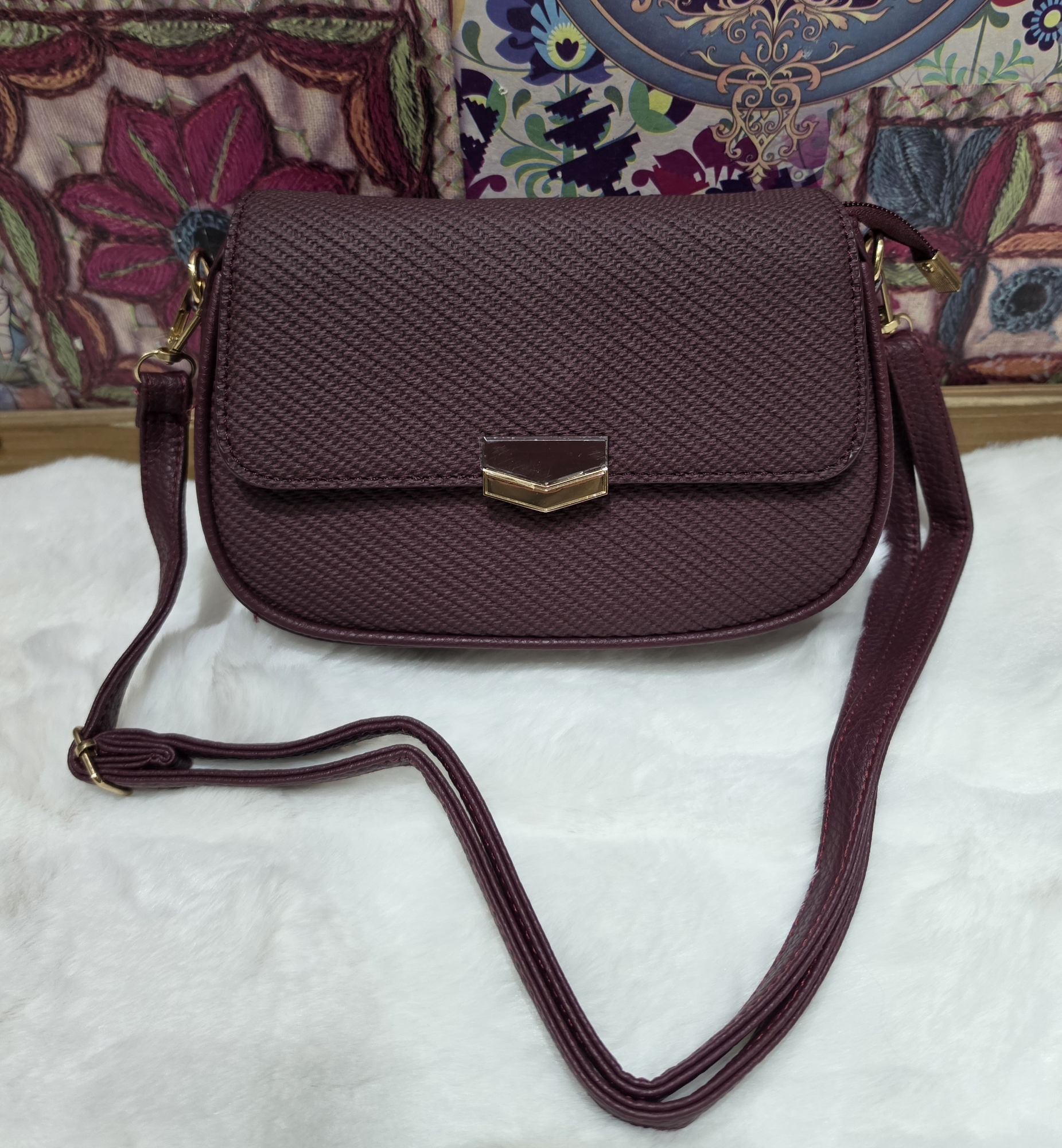 Ingreso Morral de Cuero Pu con Tira Larga Desmontable- Regulable - Imagen 5