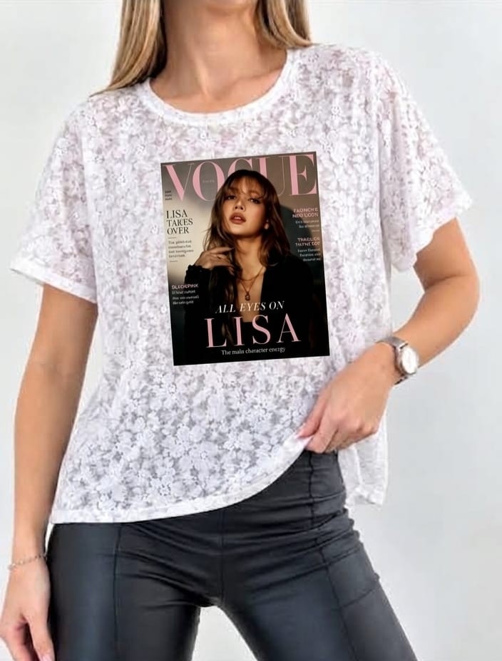 Remera Encaje con Estampa - Imagen 2