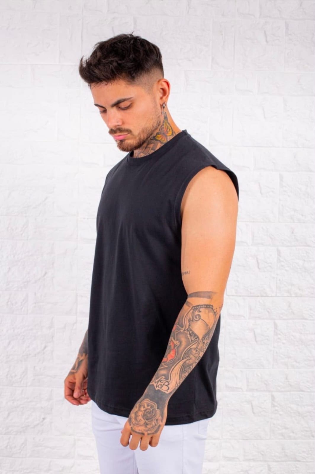 Musculosas Oversize Algodón Peinado - Imagen 5