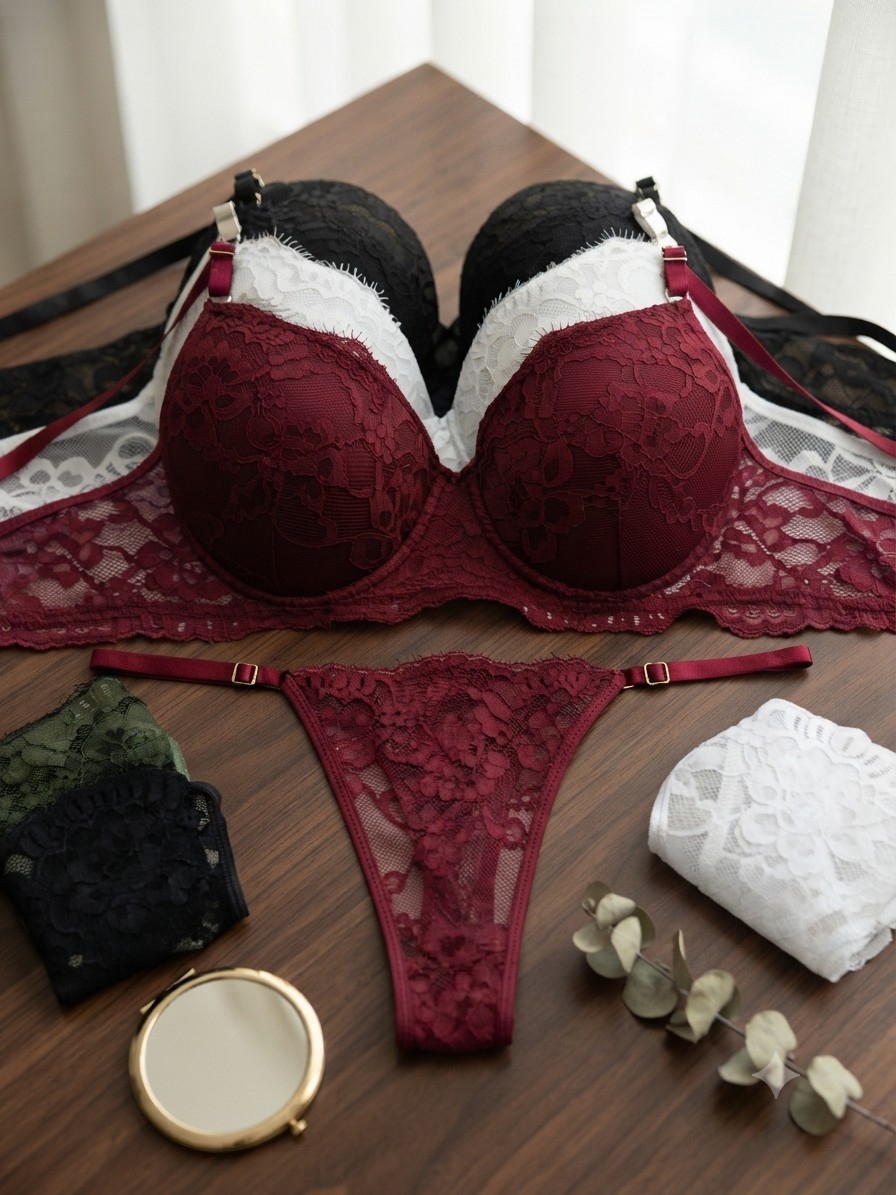 Conjunto Encaje Linda Calidad 90 al 105 - Imagen 3