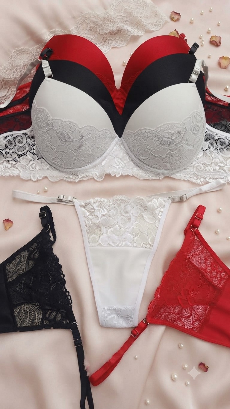 Conjunto Sof de Licra con Encaje - Imagen 3