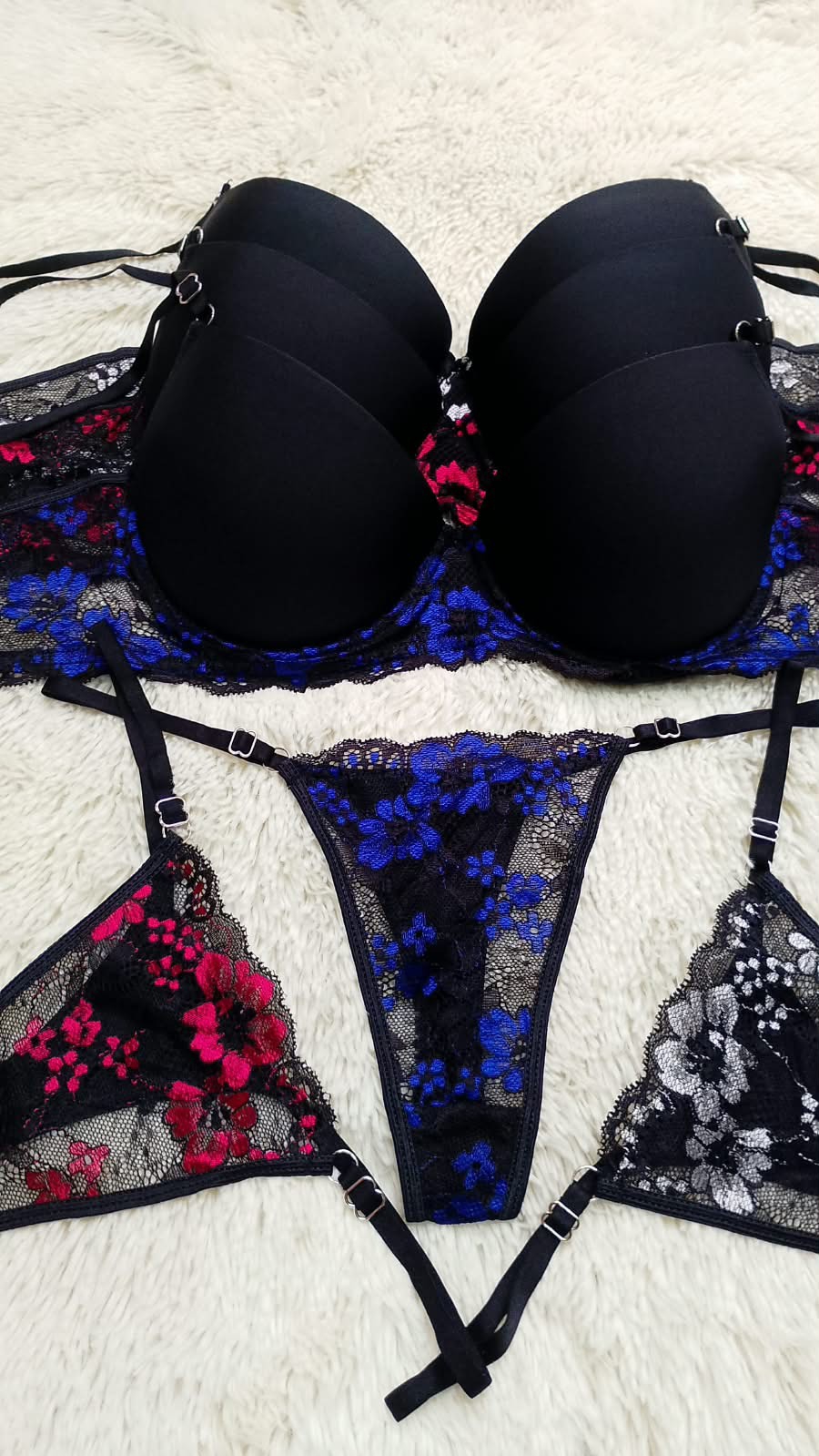 Conjunto Sof Todo Negro con Vicolor - Imagen 3