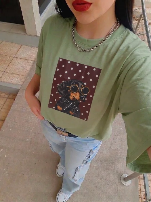 Remera Tipo Boxy del Talle 2 al 5