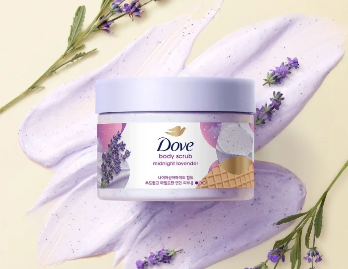 Crema Exfoliante Corporal Dove Importada Aroma Coco Vainilla Mora