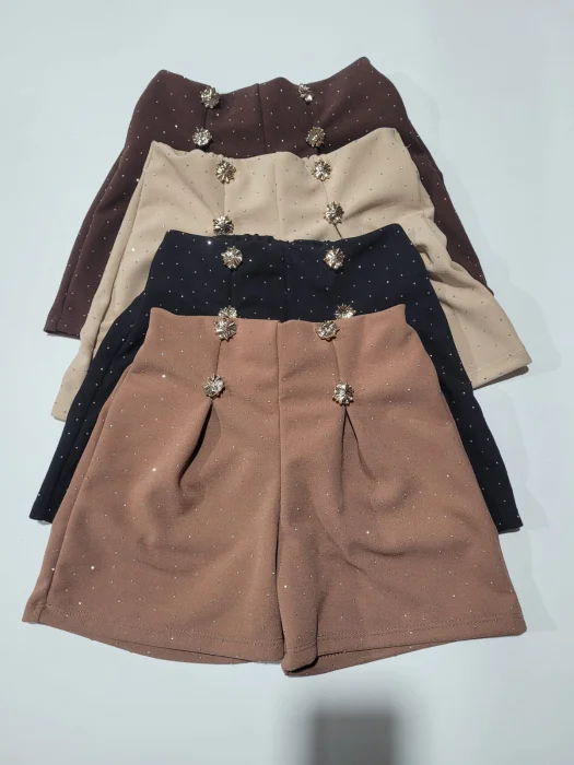Short con Perla Dorada