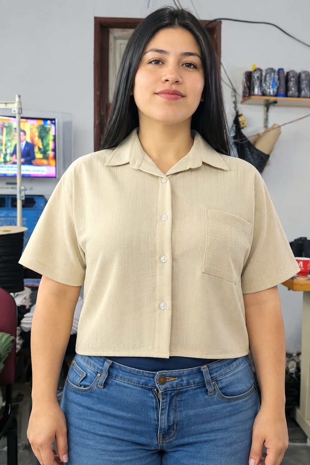 Camisas Crop Boxy - Imagen 3