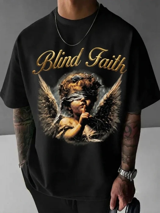 Remera Over Premium Blind Faith