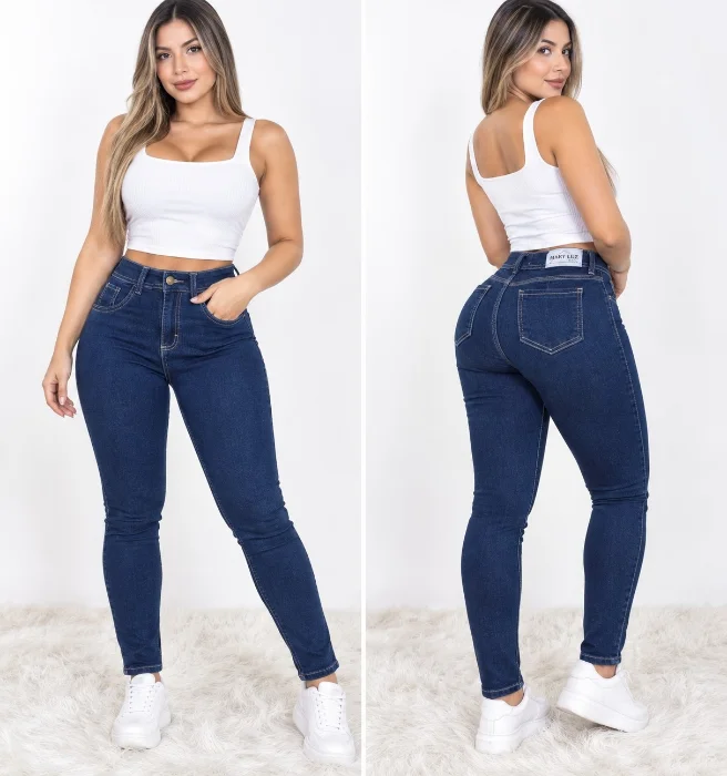 Jeans Luz Mary Super Elastisado Excelente Calidad
