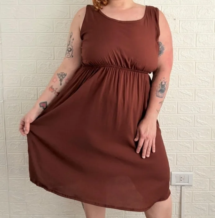 Vestido de Lino Talles Especiales