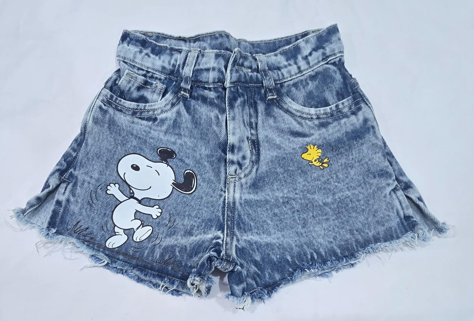 Shorts Jeans Nena Dibujos - Imagen 2