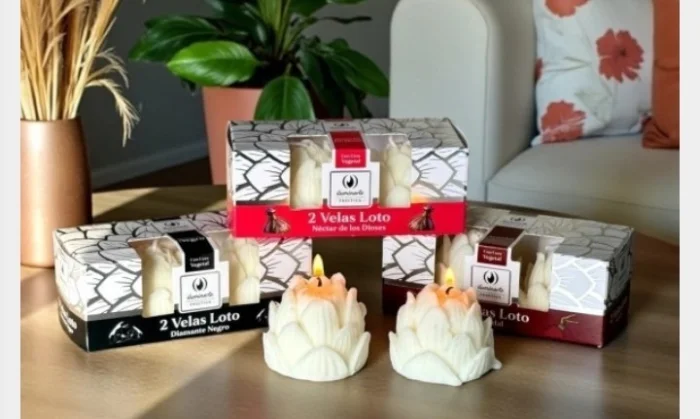 Velas Aromáticas Flor de Loto