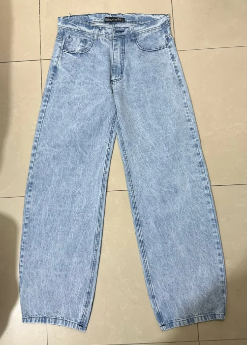 Pantalón Baggy Celeste Nev