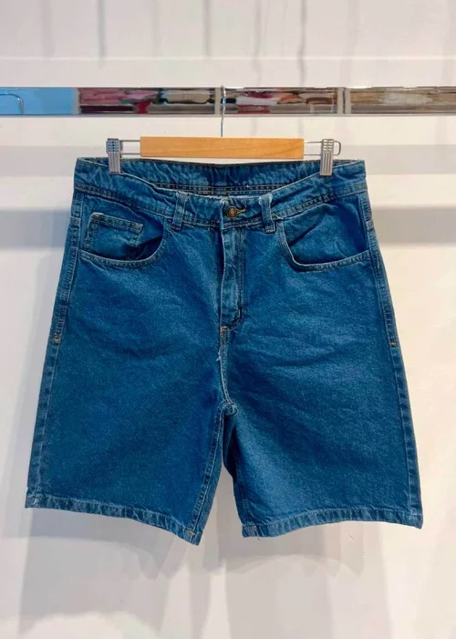 Bermuda Jeans Azul
