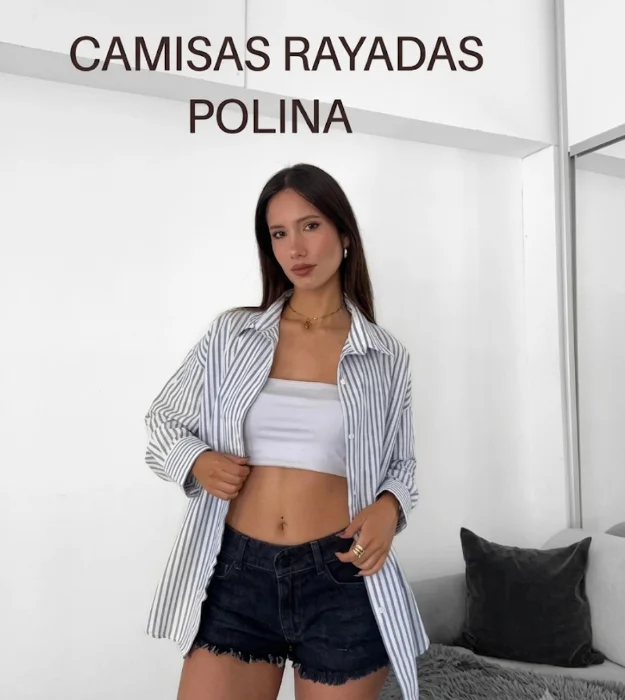 Camisas Rayadas Oversize