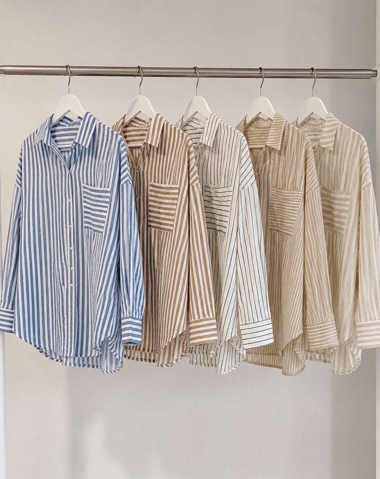 Camisas Rayadas Oversize - Imagen 2