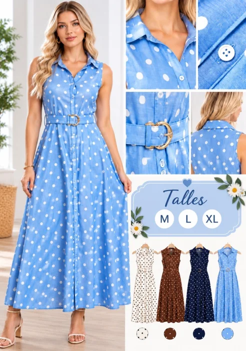 Vestido Lunares
