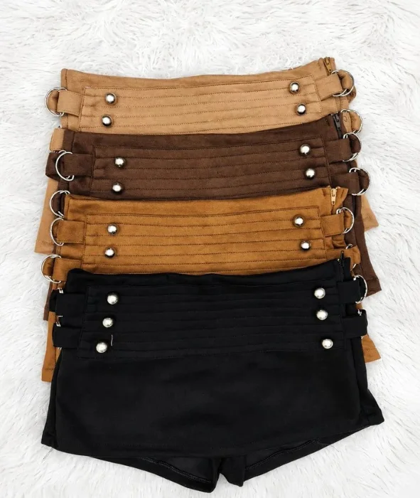 Short Pollera Gamuza