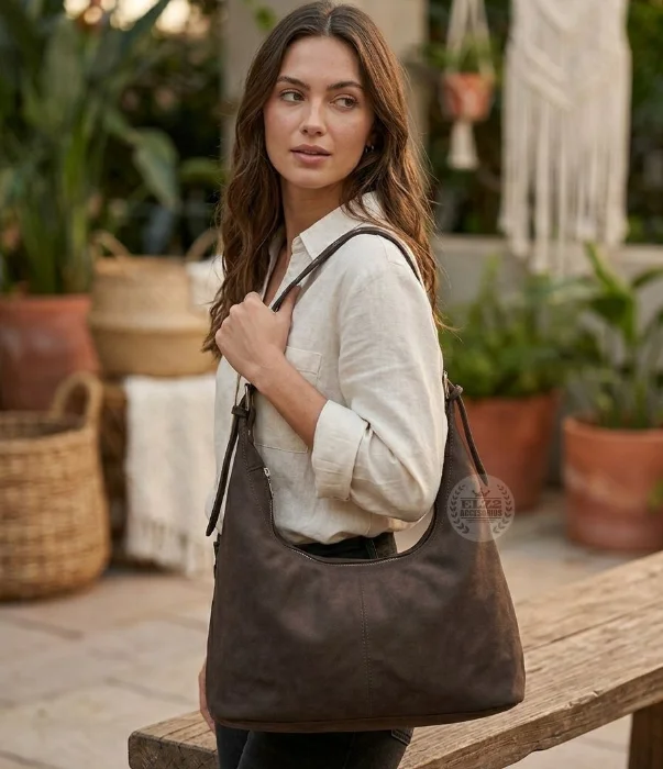 Carteras Bolsos  Boho con Cierres de Aluminio con Bolsillo Secreto de Costado
