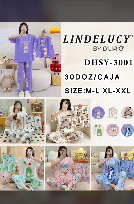 Pijamas 3 Piezas